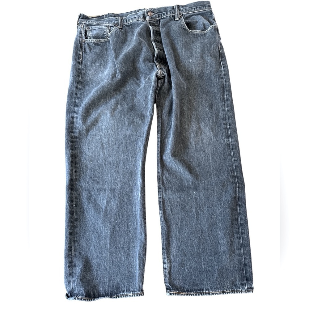 Levi's 501 Original Altered W44 L27.5” Men's Black Jeans - Picture 9 of 13